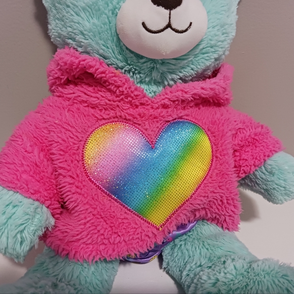 Girl Scouts thin mint BABW( Build A Bear Workshop) plush with pink vest - Picture 2 of 6